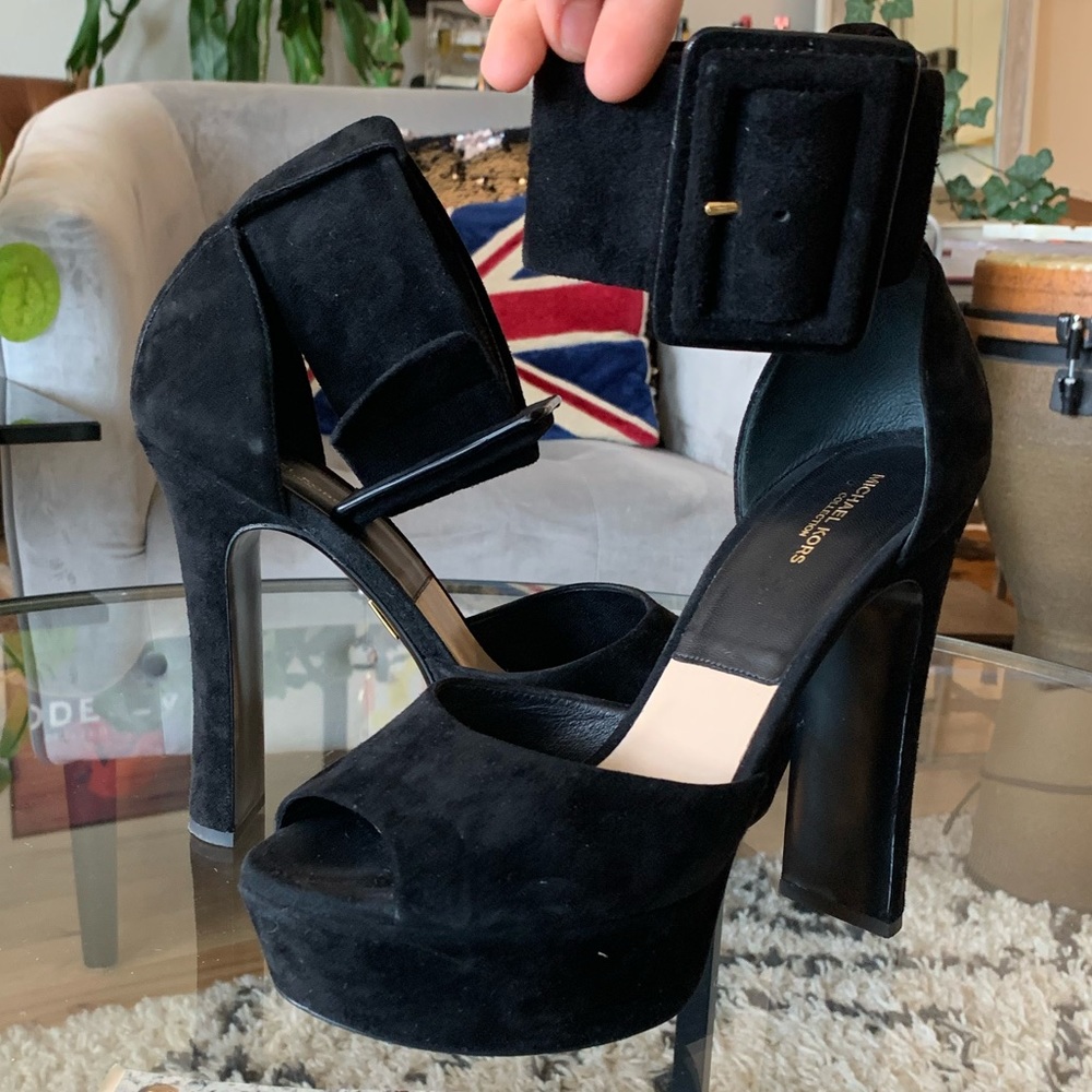 Michael Kors Platform Heels with Ankle Strap